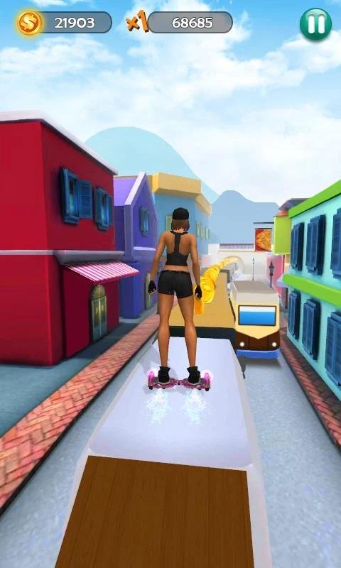 平衡车跑酷3d手机游戏下载,平衡车跑酷3d,跑酷游戏,动作游戏