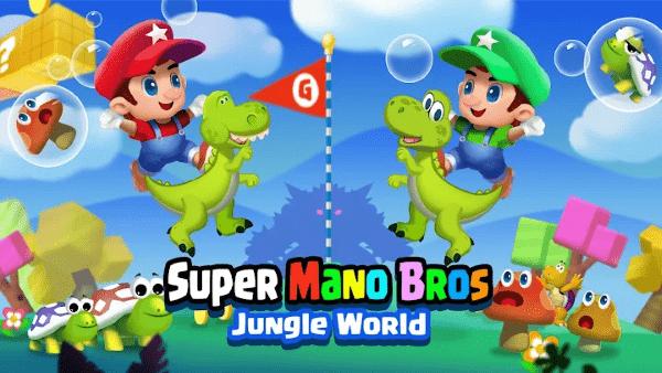 超级马诺兄弟丛林世界游戏(super mano bros)下载,超级马诺兄弟,闯关游戏,冒险游戏